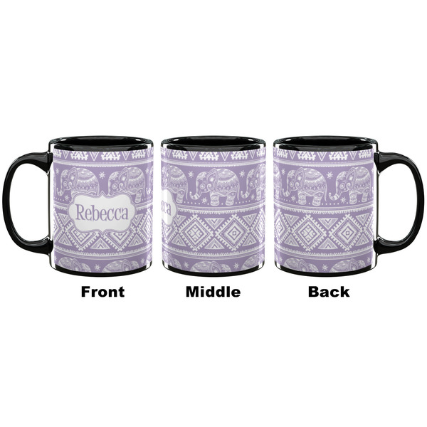 Baby Elephant Coffee Mug - 11 oz - Black APPROVAL