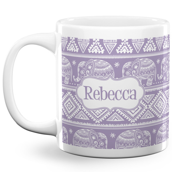 Baby Elephant Coffee Mug - 20 oz - White