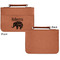 Baby Elephant Cognac Leatherette Bible Covers - Small Single Sided Apvl