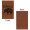 Baby Elephant Cognac Leatherette Journal - Single Sided - Apvl