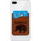 Baby Elephant Leatherette Phone Wallet (Personalized)