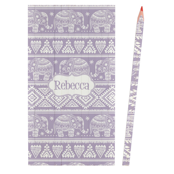 Baby Elephant Colored Pencils - Front View