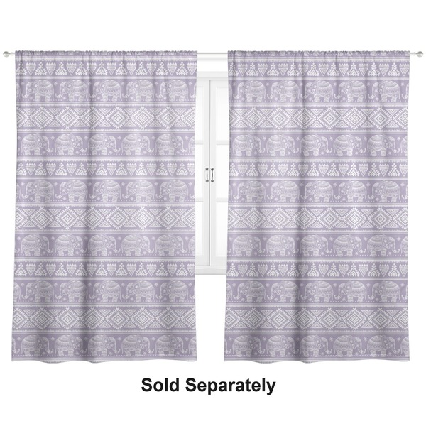 Custom Baby Elephant Curtain Panel - Custom Size