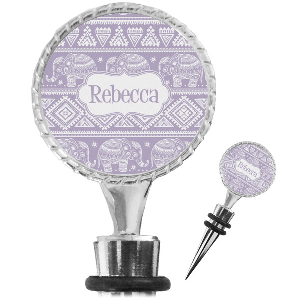 Custom Baby Elephant Wine Bottle Stopper (Personalized)