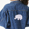 Baby Elephant Custom Shape Iron On Patches - XL - MAIN