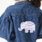 Baby Elephant Custom Shape Iron On Patches - XXL - MAIN