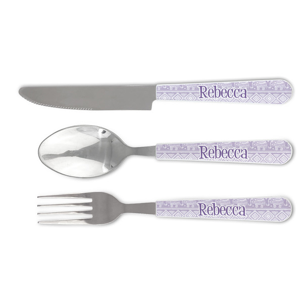 Custom Baby Elephant Cutlery Set (Personalized)
