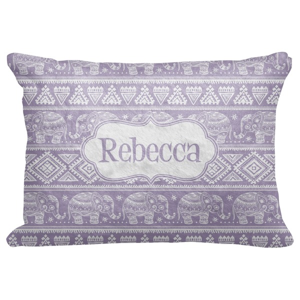 Custom Baby Elephant Decorative Baby Pillowcase - 16"x12" (Personalized)