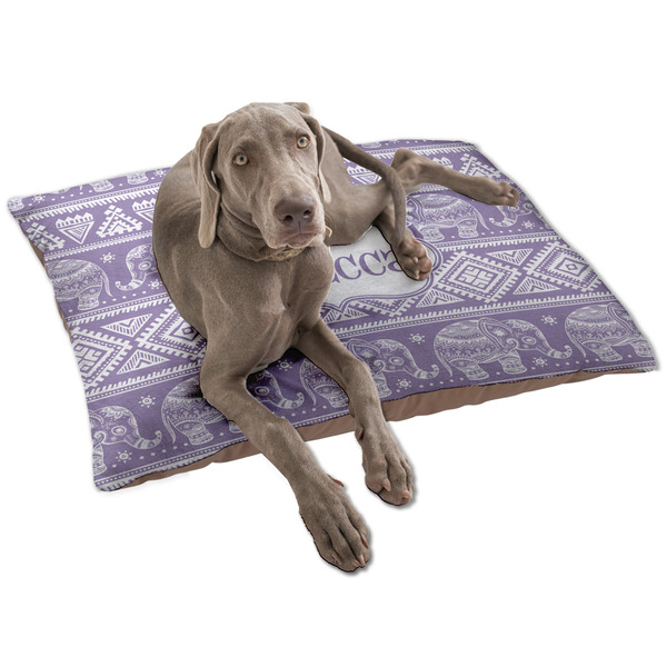Custom Baby Elephant Dog Bed - Large w/ Name or Text