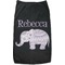 Baby Elephant Black Pet Shirt - S (Personalized)