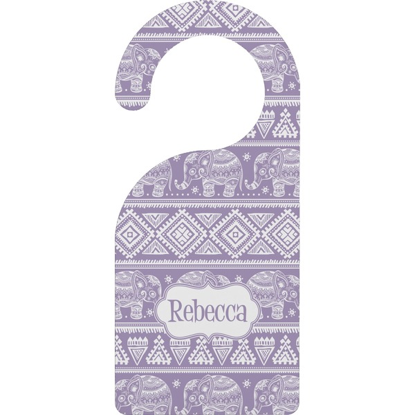 Custom Baby Elephant Door Hanger (Personalized)