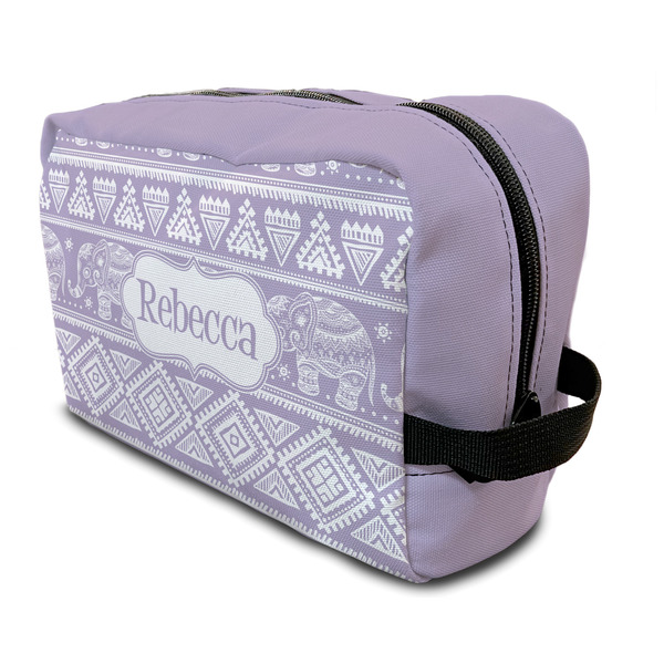 Custom Baby Elephant Toiletry Bag / Dopp Kit (Personalized)