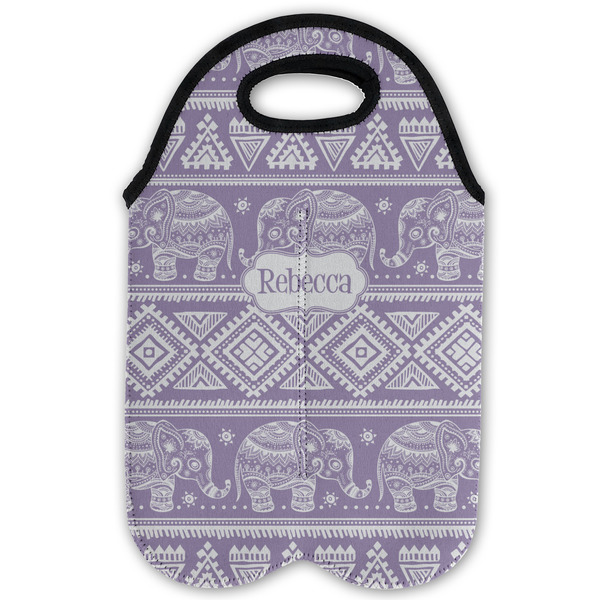 Baby Elephant Double Wine Tote - Flat (new)