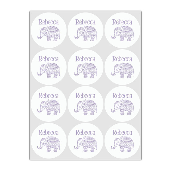 Baby Elephant Drink Topper - Small - Set of 12