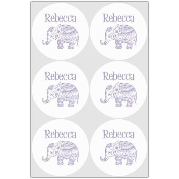 Baby Elephant Drink Topper - XLarge - Set of 6