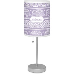 Baby Elephant Lamp with Drum Shade (Personalized)