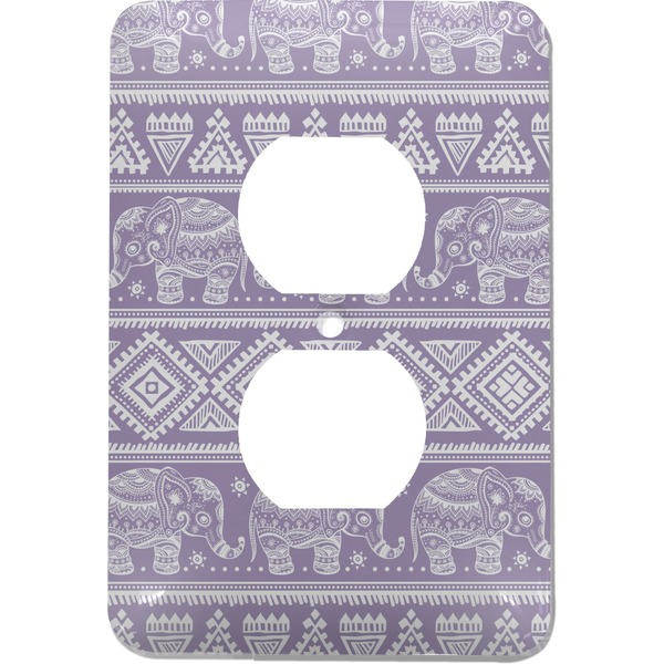 Custom Baby Elephant Electric Outlet Plate