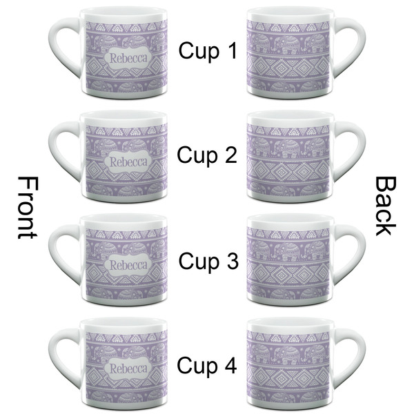 Baby Elephant Espresso Cup - 6oz (Double Shot Set of 4) APPROVAL