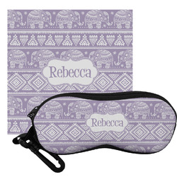 Baby Elephant Eyeglass Case & Cloth (Personalized)