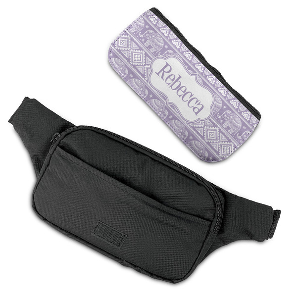 Baby Elephant Fanny Packs - FLAT (flap off)