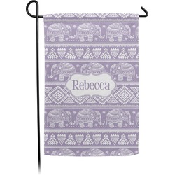 Baby Elephant Small Garden Flag - Double Sided w/ Name or Text