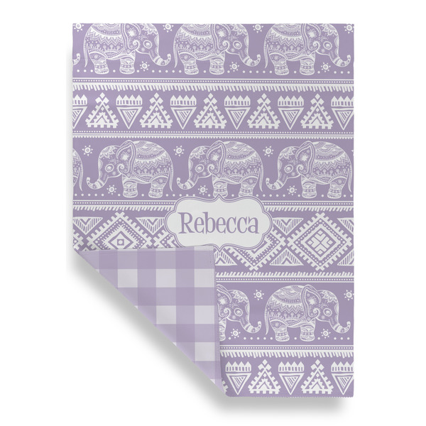 Baby Elephant Garden Flags - Large - Double Sided - FRONT FOLDED