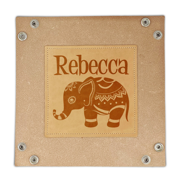 Baby Elephant Genuine Leather Valet Trays - FRONT