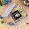 Baby Elephant Gift Boxes with Lid - Canvas Wrapped - Large - In Context