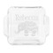 Baby Elephant Glass Cake Dish - APPROVAL (8x8)