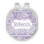 Baby Elephant Golf Ball Marker - Hat Clip - Silver