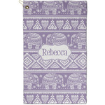 Baby Elephant Golf Towel - Poly-Cotton Blend - Small w/ Name or Text