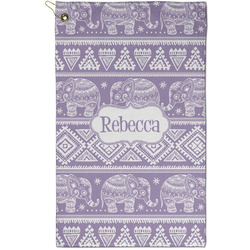 Baby Elephant Golf Towel - Poly-Cotton Blend - Small w/ Name or Text