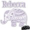 Baby Elephant Graphic Car Decal (Personalized)