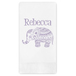 Baby Elephant Guest Towels - Full Color (Personalized)