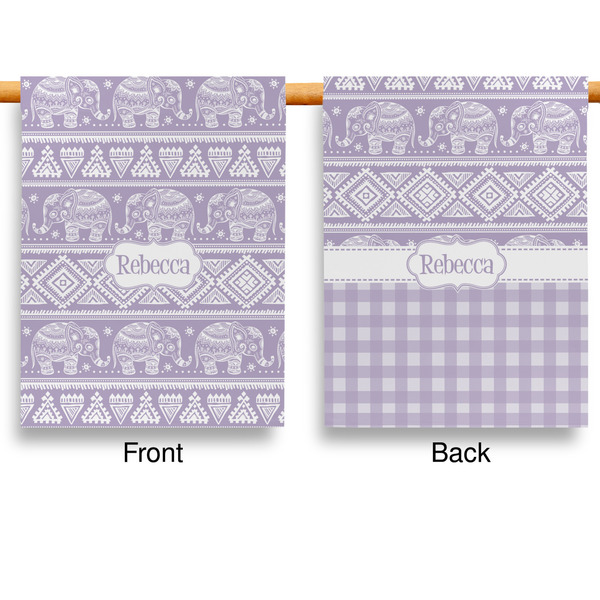 Baby Elephant House Flags - Double Sided - APPROVAL