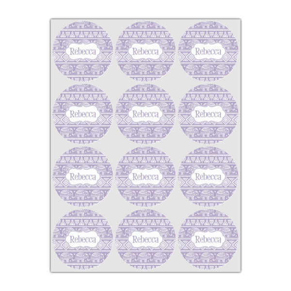 Baby Elephant Icing Circle - Small - Set of 12