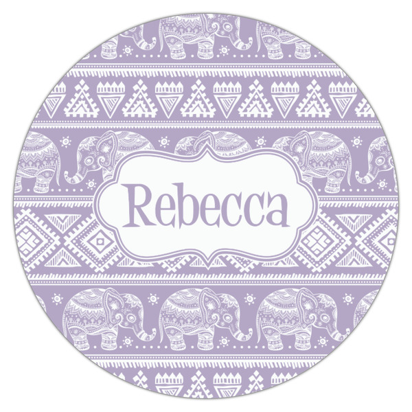 Baby Elephant Icing Circle - Small - Single