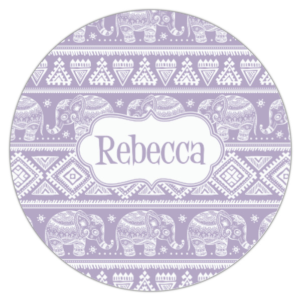 Baby Elephant Icing Circle - XSmall - Single