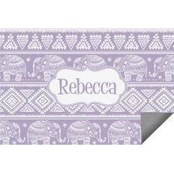 Baby Elephant Indoor / Outdoor Rug (Personalized)