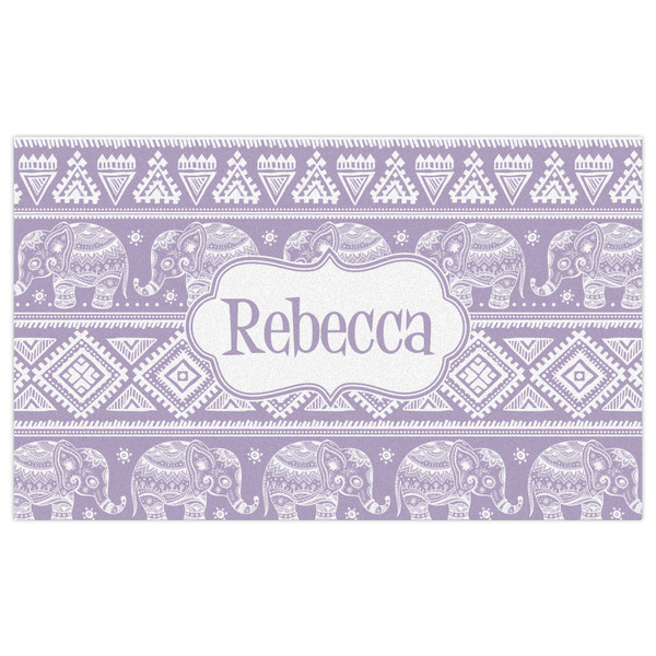 Baby Elephant Indoor / Outdoor Rug - 3'x5' - Front Flat