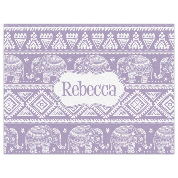 Baby Elephant Indoor / Outdoor Rug - 6'x8' - Front Flat