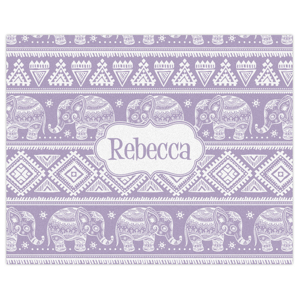 Baby Elephant Indoor / Outdoor Rug - 8'x10' - Front Flat