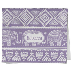Baby Elephant Kitchen Towel - Poly Cotton w/ Name or Text