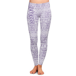 Baby Elephant Ladies Leggings (Personalized)