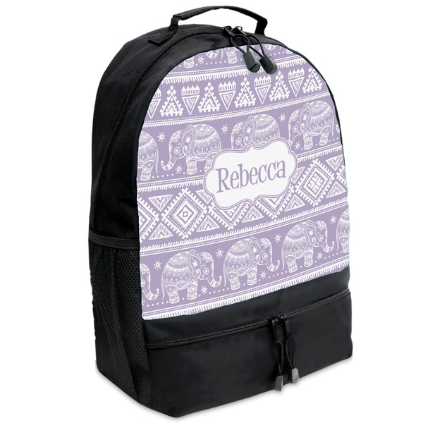 Custom Baby Elephant Backpacks - Black (Personalized)