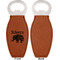 Baby Elephant Leather Bar Bottle Opener - Front and Back (single sided)