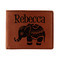 Baby Elephant Leather Bifold Wallet - Single