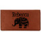 Baby Elephant Leatherette Checkbook Holder (Personalized)