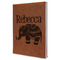 Baby Elephant Leather Sketchbook (Personalized)