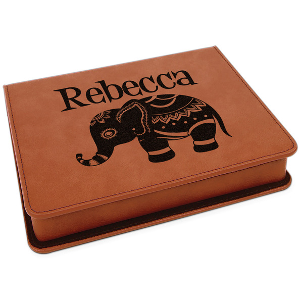 Custom Baby Elephant Leatherette 4-Piece Wine Tool Set (Personalized)